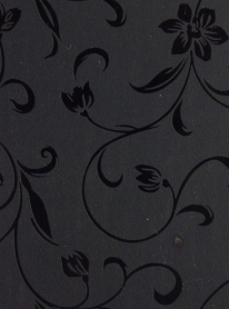 Black embossed flower HPL sheets 12024S